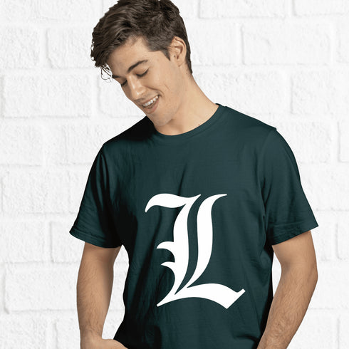 L- Death Note Anime T-Shirt - Styletadka