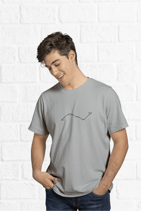One Step at a Time T-shirt - Styletadka