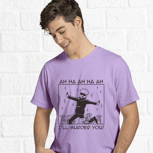 Satoru Gojo Murder You Anime T-Shirt - Styletadka
