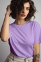 Lilac Plain T-shirt - Styletadka