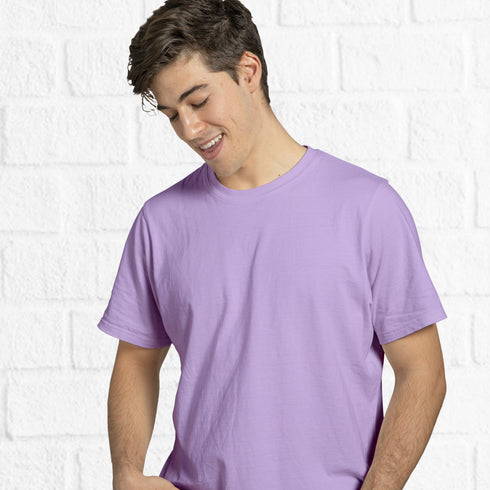 Lilac Plain T-shirt - Styletadka