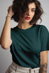Forest Green Plain T-shirt - Styletadka