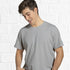 Steel Grey Plain T-shirt - Styletadka
