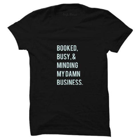 Booked Busy T-shirt - Styletadka