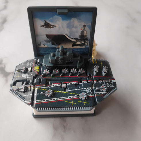 Aircraft Carrier 3D Diary Pop Up Keychain - Styletadka