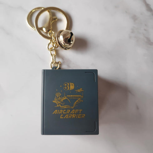 Aircraft Carrier 3D Diary Pop Up Keychain - Styletadka