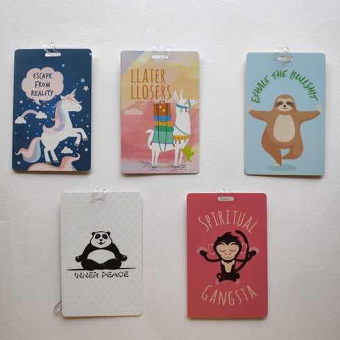 Animal Lovers Luggage Tags - Pack of 5 - Styletadka