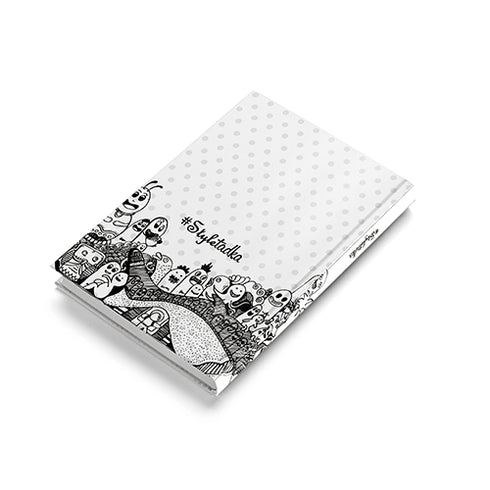 Bird Doodle Hardbound Notebook - Styletadka