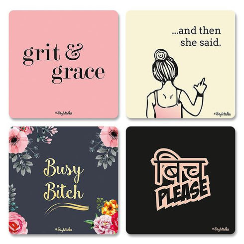 Boss Girl II Coaster Set - Styletadka