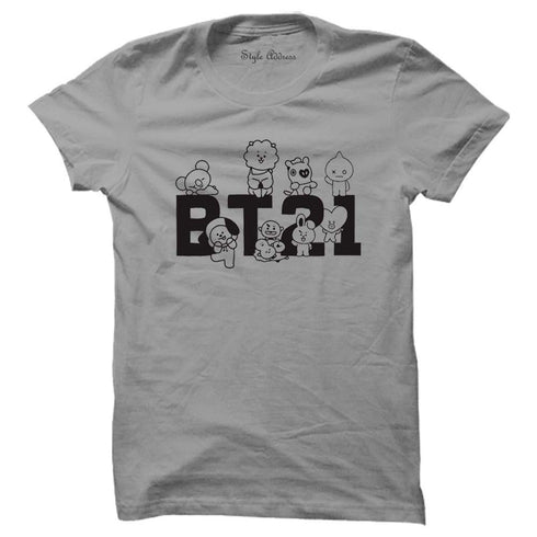 BT21 Logo T-Shirt - Styletadka