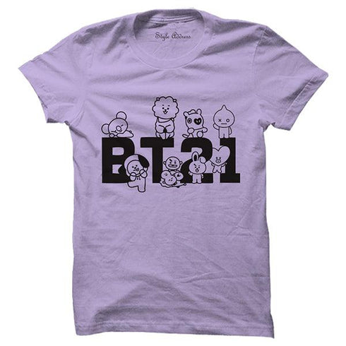 BT21 Logo T-Shirt - Styletadka