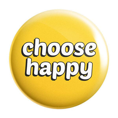 Choose Happy Badge Magnet - Styletadka