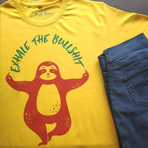 Exhale The Bullshit T-Shirt - Styletadka