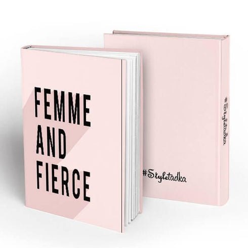 Femme and Fierce Pocket Hardbound Notebook - Styletadka