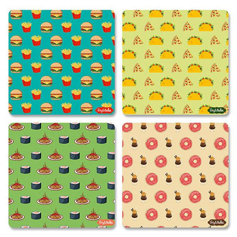 Food Theme Acrylic Coasters - Styletadka