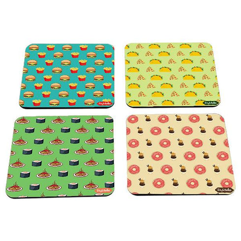 Food Theme Acrylic Coasters - Styletadka