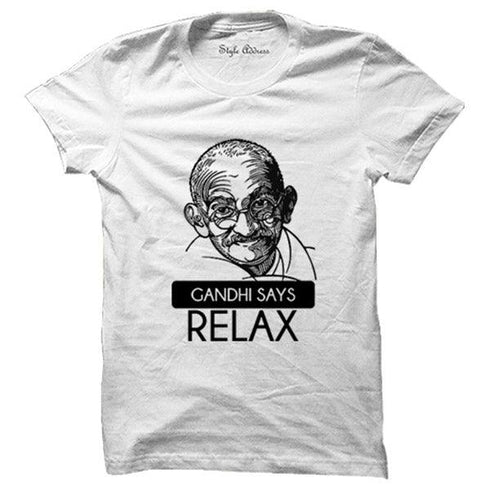 Gandhi Relax T-shirt - Styletadka