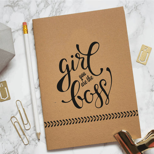 Girl Boss Kraft Notebook - Styletadka