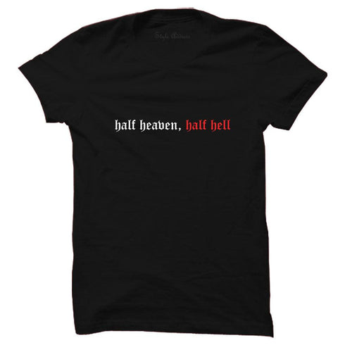 Half Heaven, Half Hell T-shirt - Styletadka
