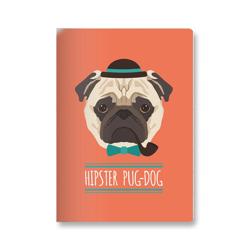 Hipster Pug Pocket Diary - Styletadka