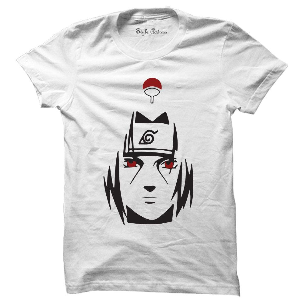 Print Tee Shirt Itachi Itachi Uchiha: Akatsuki (Double Sided Print