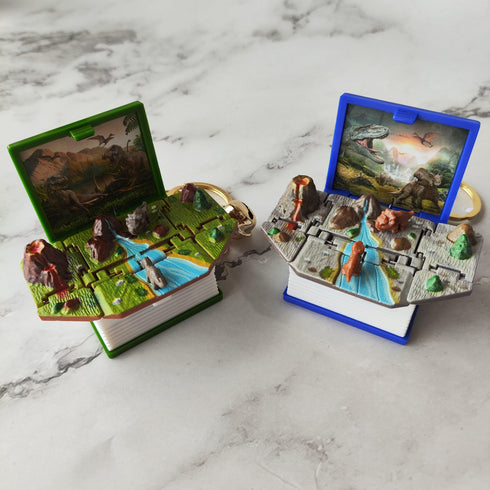 Jurassic Park 3D Diary Pop Up Keychain - Styletadka