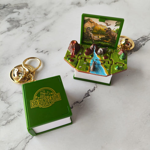 Jurassic Park 3D Diary Pop Up Keychain - Styletadka