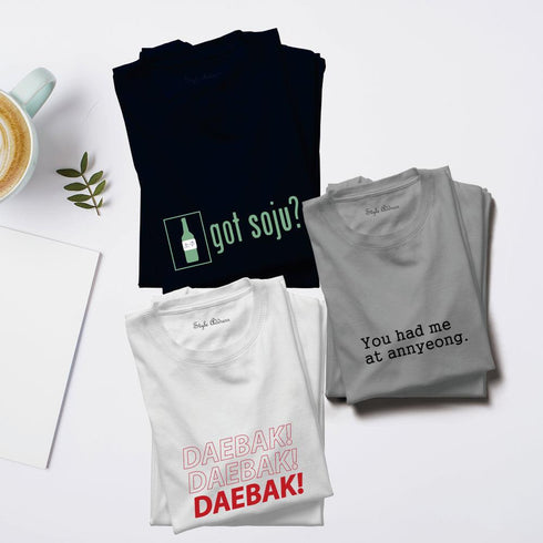 K-Drama Combo II (Annyeong, Got Soju and Daebak) - Styletadka