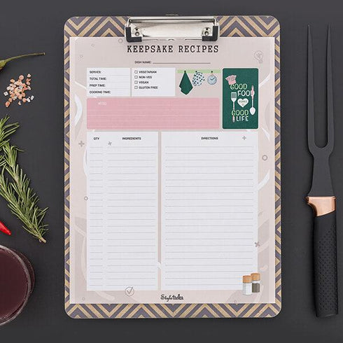 Keepsake Recipes - Printable Download - Styletadka