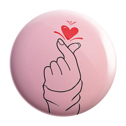 Korean Love Badge Magnet - Styletadka