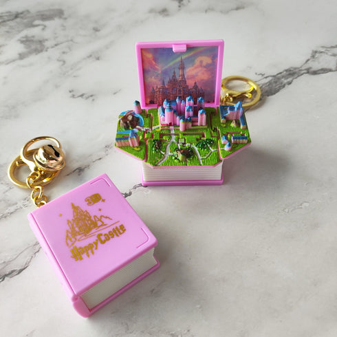 Magic Castle 3D Diary Pop Up Keychain - Styletadka