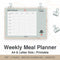 Meal Planner - Printable Download - Styletadka