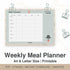 Meal Planner - Printable Download - Styletadka