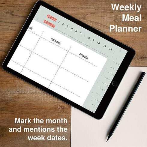 Meal Planner - Printable Download - Styletadka