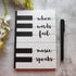 Music Speaks Notebook - Styletadka