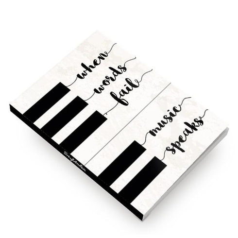 Music Speaks Notebook - Styletadka