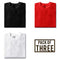Pack of Three T-shirts (Black, Red, White) - Styletadka