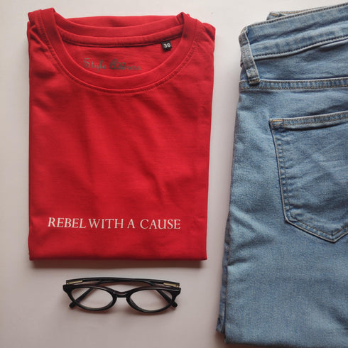 Rebel With A Cause T-shirt - Styletadka