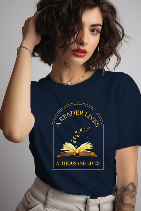 Reader Lives T-shirt - Styletadka