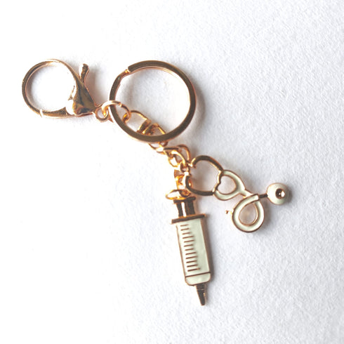 Doctor Metal Keychain