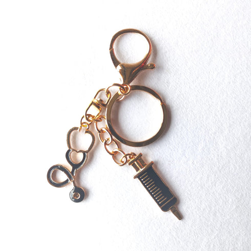 Doctor Metal Keychain