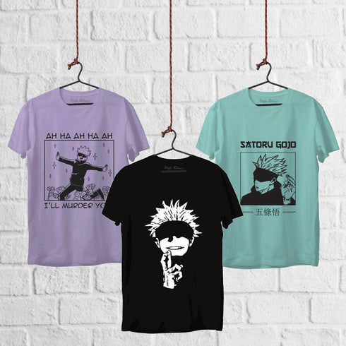 Satoru Gojo Anime T-shirt Combo - Styletadka