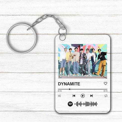 Spotify Personalised Acrylic Music Keychain - Styletadka