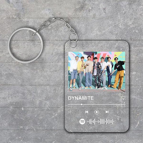 Spotify Personalised Acrylic Music Keychain - Styletadka
