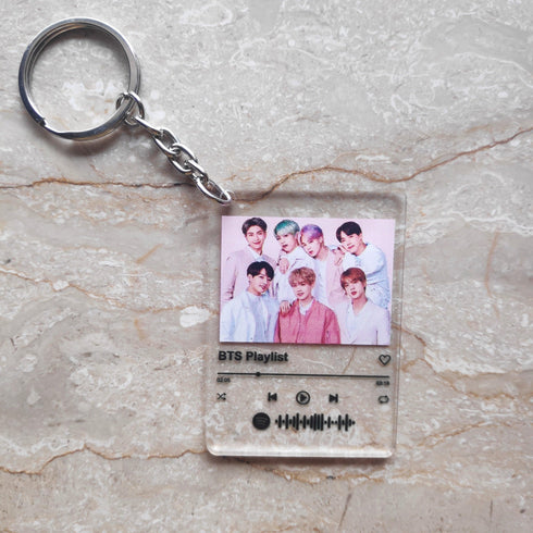 Spotify Personalised Acrylic Music Keychain - Styletadka