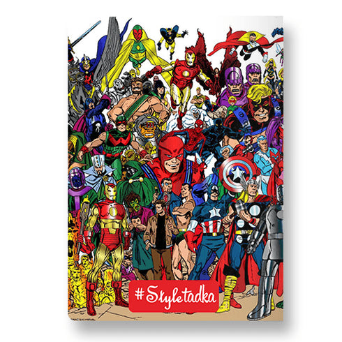 Superheroes Pocket Diary - Styletadka