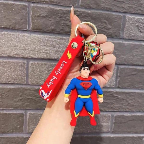 Superman and Batman 3D Keychains - Styletadka