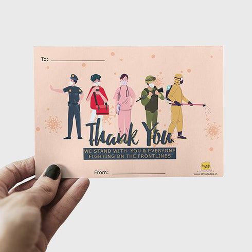 Thank You Frontliners E-Card - Styletadka