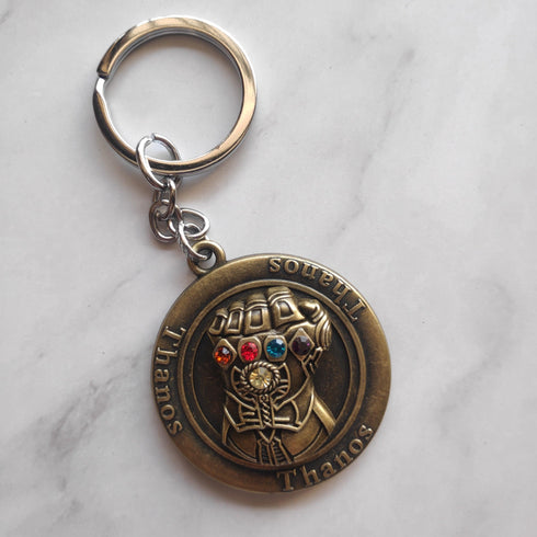 Thanos Infinity Stones Metal Rotating Keychain - Styletadka