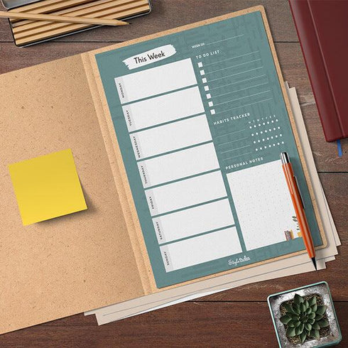 This Week - Weekly Planner Printable Download - Styletadka